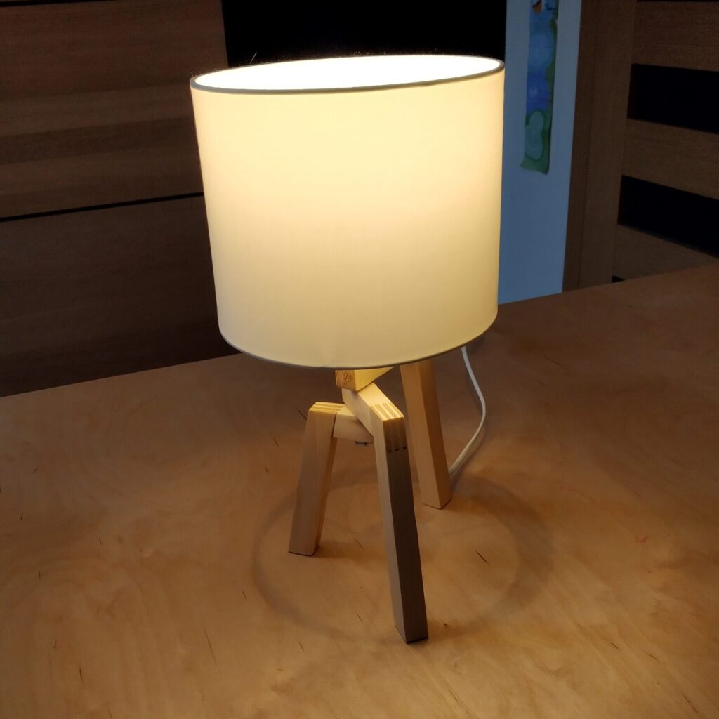 Eoncrafts Bedside lights first light switched on